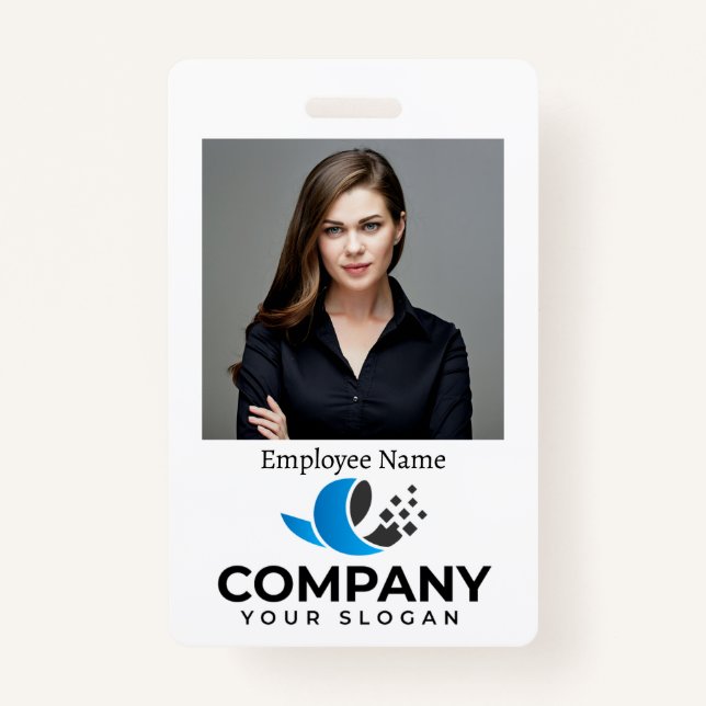 Custom company employee Badge (Front)
