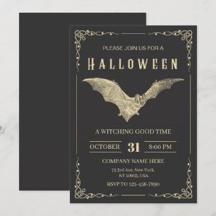 Custom Company Halloween Party Invitation