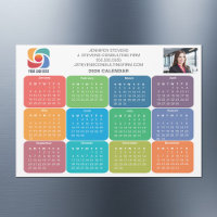 Custom Company Logo 2026 Business Calendar Magnet