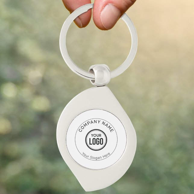 Custom Company Logo And Slogan With Promotional Keychain (Creator Uploaded)