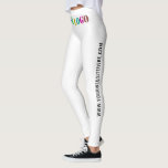 Custom Company Logo and Text Business Leggings<br><div class="desc">Custom Colours and Font - Leggings with Your Company Logo and Text Promotional Business Personalized Gift - Add Your Logo / Image , Business Slogan , Website or other info / text - Resize and move elements with Customization tool - Choose font - size / colours - make your unique...</div>