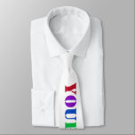 Custom Company Logo and Text Business Neck Tie<br><div class="desc">Custom Colours - Personalized Neck Tie with Your Logo or Photo / QR Code or Text Professional Design Promotional Business or Modern Personal Ties Gift - Add Your Company Logo - Image - Photo or QR Code / or Text / More - Resize and Move or Remove / Add Image...</div>