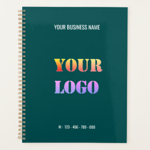 Custom Company Logo and Text Business Planner