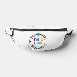 Custom Company Logo and Text Fanny Pack Your Colou