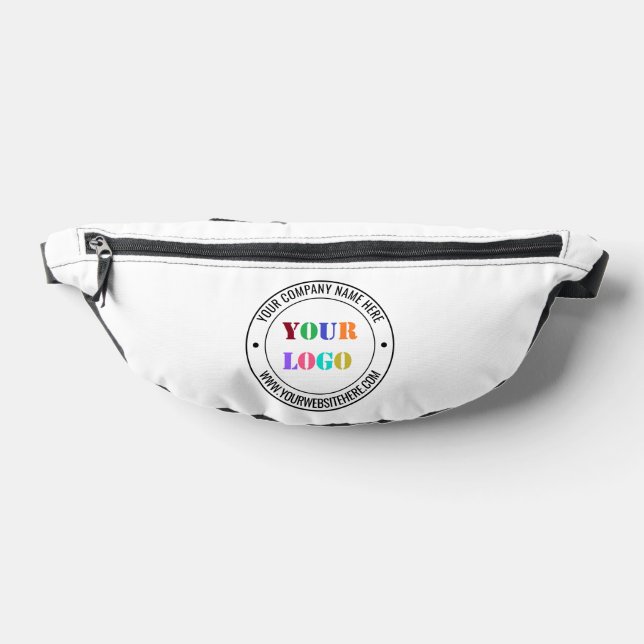 Custom Company Logo and Text Fanny Pack Your Colou (Lay Down)