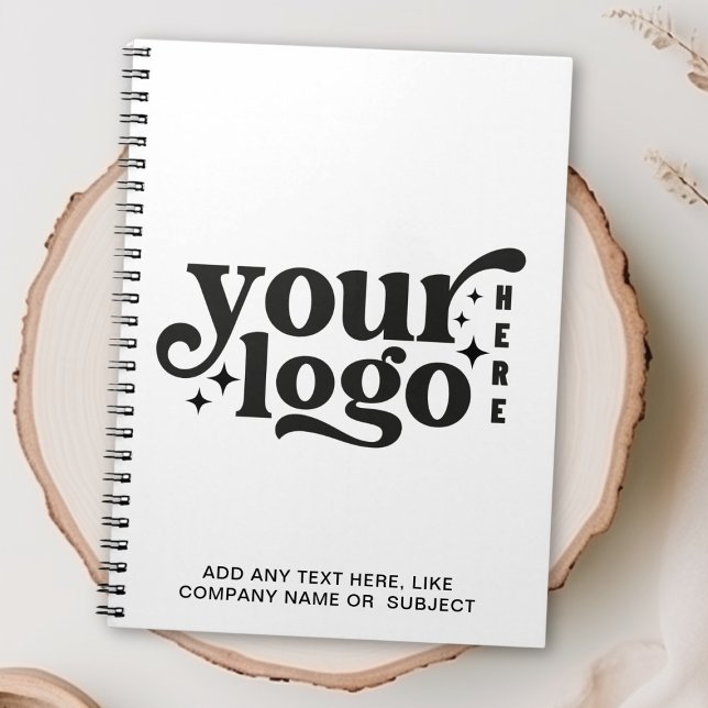 Custom Company Logo and Text  Notebook (Creator Uploaded)