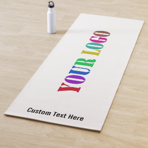 Custom Company Logo and Text Promotional Yoga Mat