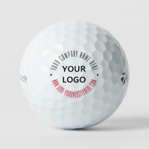 Custom Company Logo and Text Stamps Golf Balls