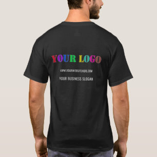 Custom Company Logo and Text T-Shirt Template