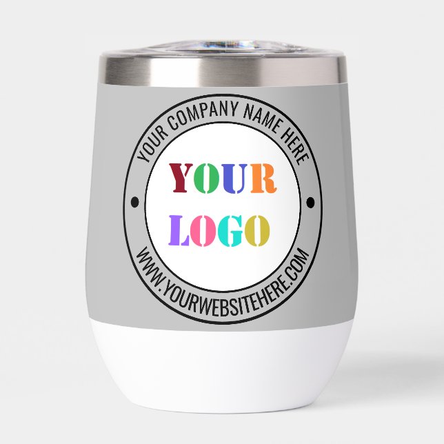 Custom Company Logo and Text Your Business (Front)