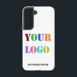 Custom Company Logo and Text Your Business Samsung Galaxy Case<br><div class="desc">Custom Colours and Fonts - Personalized iPhone Cases or Samsung Galaxy Cases with Your Logo or Photo - QR Code / and Website or Custom Text Personalized Phone Cases / Gift - Add Your Logo - Image - Photo or QR Code / and Website - Custom Text - Info /...</div>