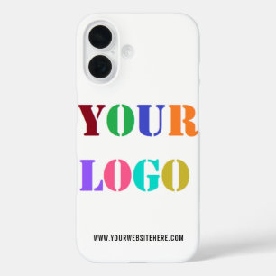 Custom Company Logo and Website IPhone Case