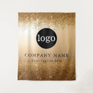 Custom Company Logo Backdrop For Events Tapestry
