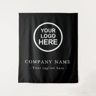 Custom Company Logo Backdrop For Events Tapestry