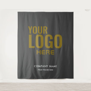 Custom Company Logo Backdrop For Events Tapestry
