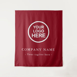 Custom Company Logo Backdrop For Events Tapestry