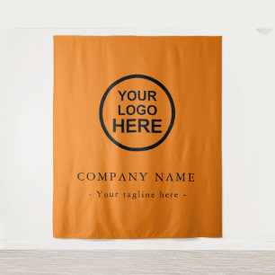 Custom Company Logo Backdrop For Events Tapestry