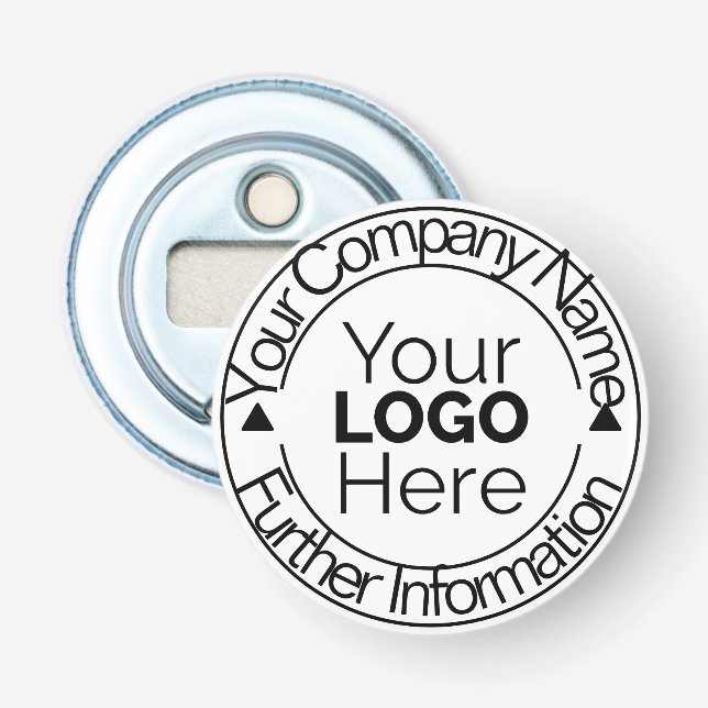 Custom Company Logo Bottle Opener (Front)