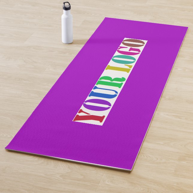 Custom Company Logo Branded Yoga Mat Example (In Situ)