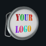 Custom Company Logo Business Belt Buckle<br><div class="desc">Custom Company Logo Your Business Personalized belt Buckles / Gift- Add Your Logo / Image - Resize and move elements with customization tool. Choose / add your favourite background colours ! ( Select your logo colour with filter for colours ) Please use your logo - image that does not infringe...</div>