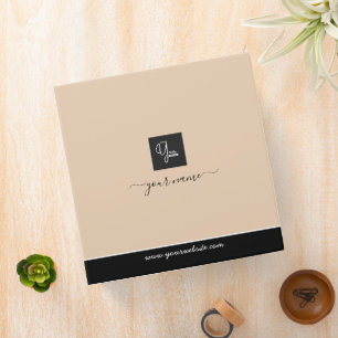 Custom Company Logo Business Binder