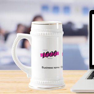 Custom Company Logo Business Corporate Promotional Beer Stein