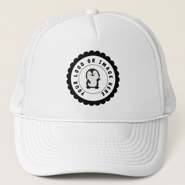 Custom Company Logo Business Employee Staff Trucke Trucker Hat (Front)