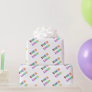 Custom Company Logo Business Gift Wrapping Paper