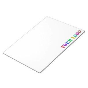 Custom Company Logo Business Notepad Template