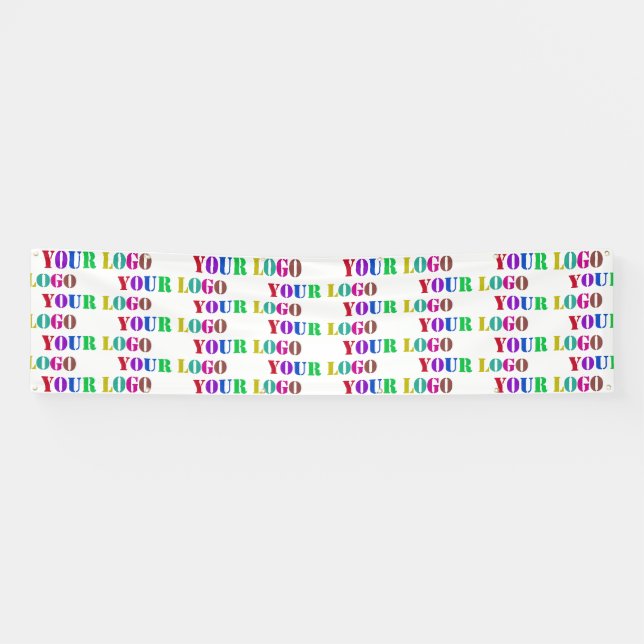 Custom Company Logo Business Promotional Banner (Horizontal)