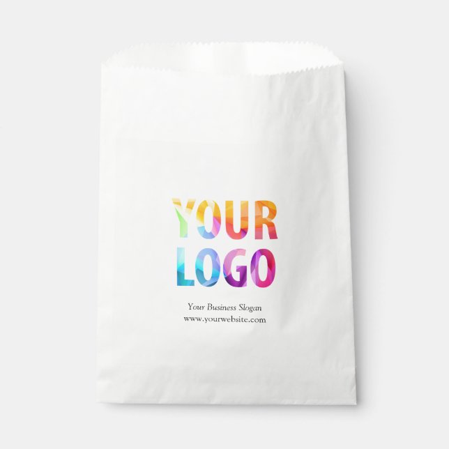 Custom Company Logo Business Promotional Gift Favour Bag (Front)