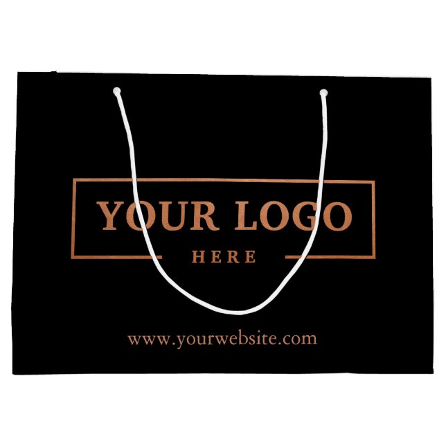 Custom Company Logo Business Promotional Gift Large Gift Bag (Back)