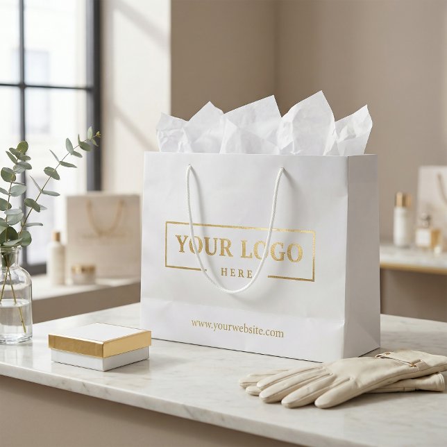 Custom Company Logo Business Promotional Gift Large Gift Bag (Creator Uploaded)