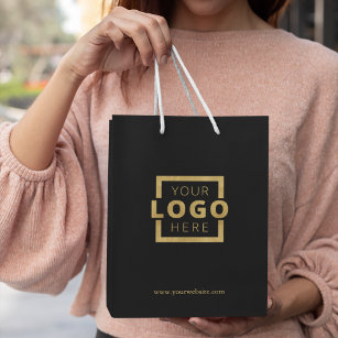 Custom Company Logo Business Promotional Gift Medium Gift Bag