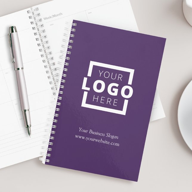 Custom Company Logo Business Promotional Purple Planner (Creator Uploaded)