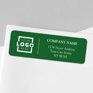 Custom Company Logo Business Return Address Labels