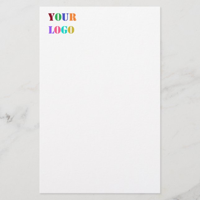 Custom Company Logo Business Stationery Example (Front)