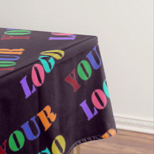 Custom Company Logo Business Tablecloth Your Colou