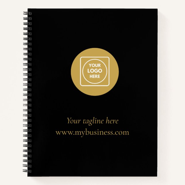 Custom Company Logo Corporate Gift Branding  Notebook (Front)