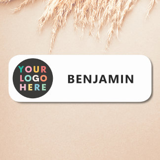 Custom Company Logo Employee Magnetic  Name Tag