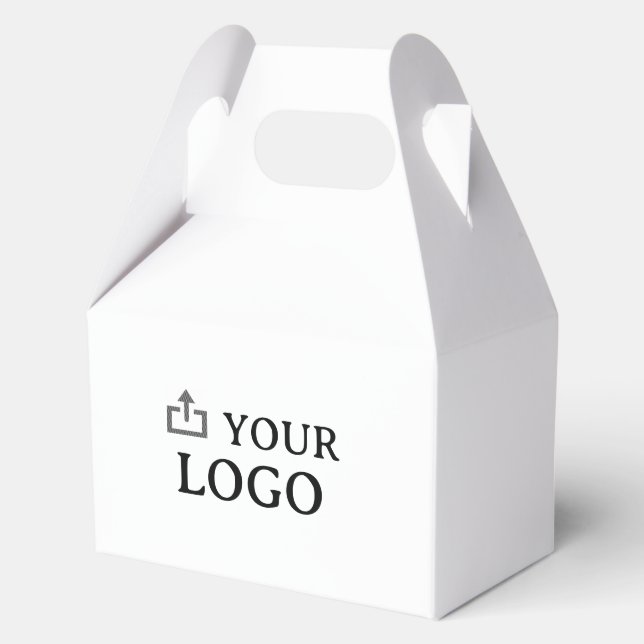 Custom Company Logo  Favor Box (Back)