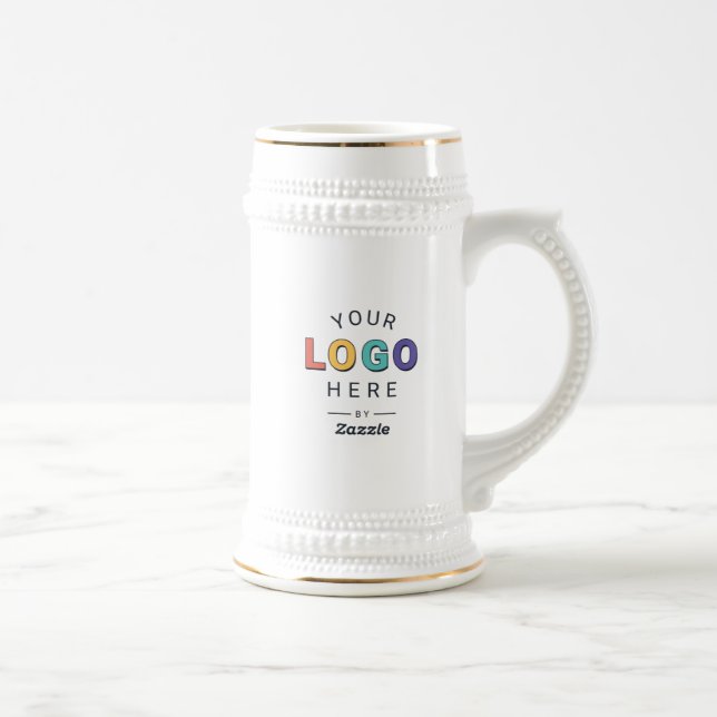 Custom Company Logo Gift  Beer Stein (Right)