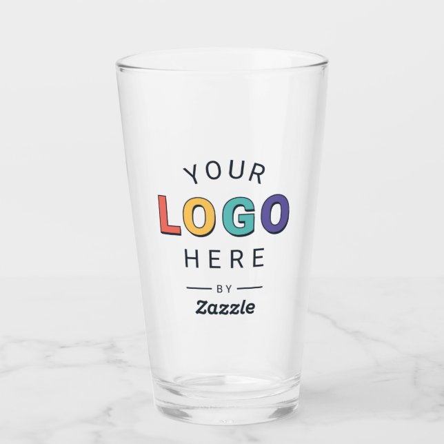 Custom Company Logo Gift  Glass (Front)