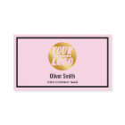 custom company logo gold Black pink or any colour 