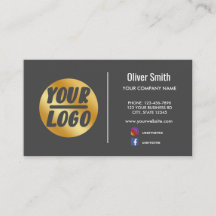 custom company logo gold Dark grey or any colour 
