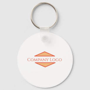 Custom Company Logo  Keychain