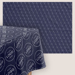 Custom Company Logo Modern Business Promotion Tablecloth<br><div class="desc">Your custom corporate logo on a white tablecloth in a repeat pattern,  great for small business promotional networking events,  expos or educational school experiences,  science fairs,  office parties,  or street fairs! Feel free to change the background colour in the design tool at the bottom of the personalization tab.</div>