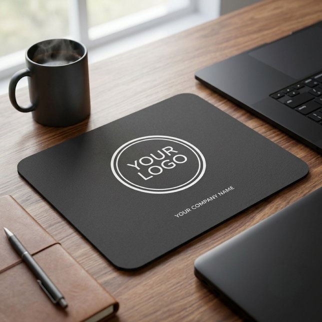 Custom Company Logo Mouse Pad | Modern Minimalist  (Creator Uploaded)