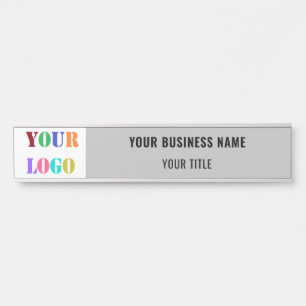 Custom Company Logo Name Business Doors Sign
