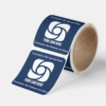 Custom Company Logo Navy Blue Marketing